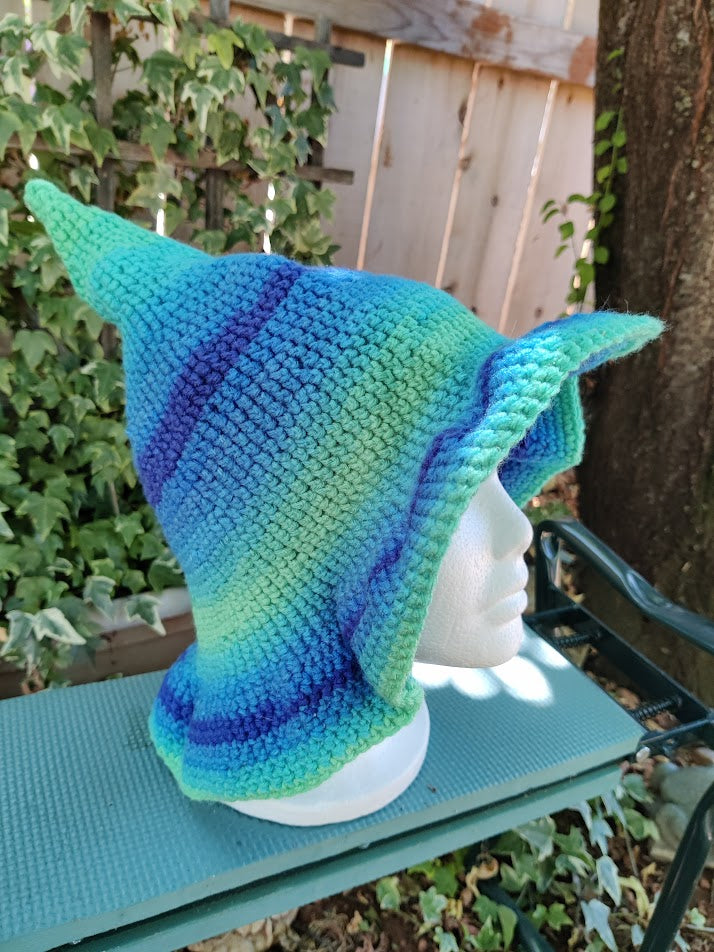 Pointed Witch Hat - Handmade Crochet - Kelpie's Lagoon