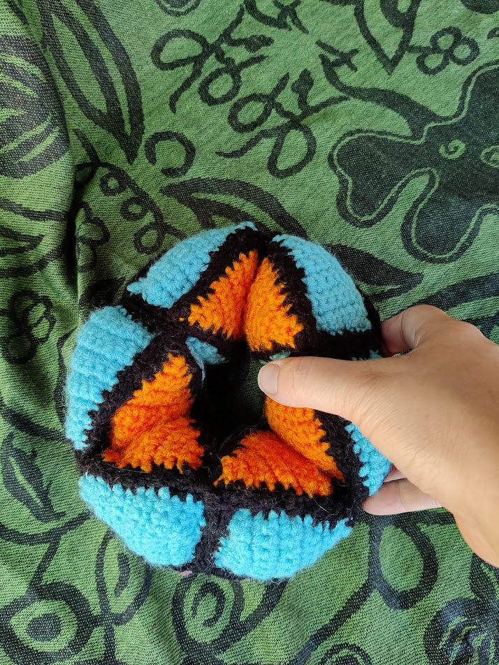 Soul Soother - Handmade Crochet - Infinity Triangle Fidget