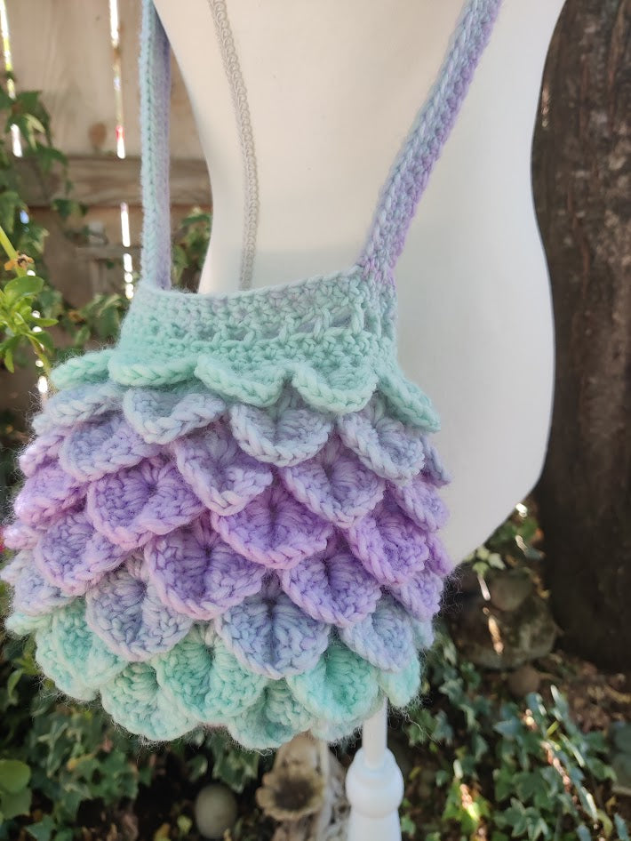 Dragon Scale Bag - Handmade Crochet - Kapricia