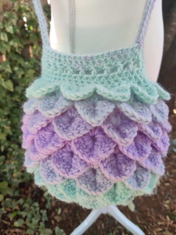 Dragon Scale Bag - Handmade Crochet - Kapricia