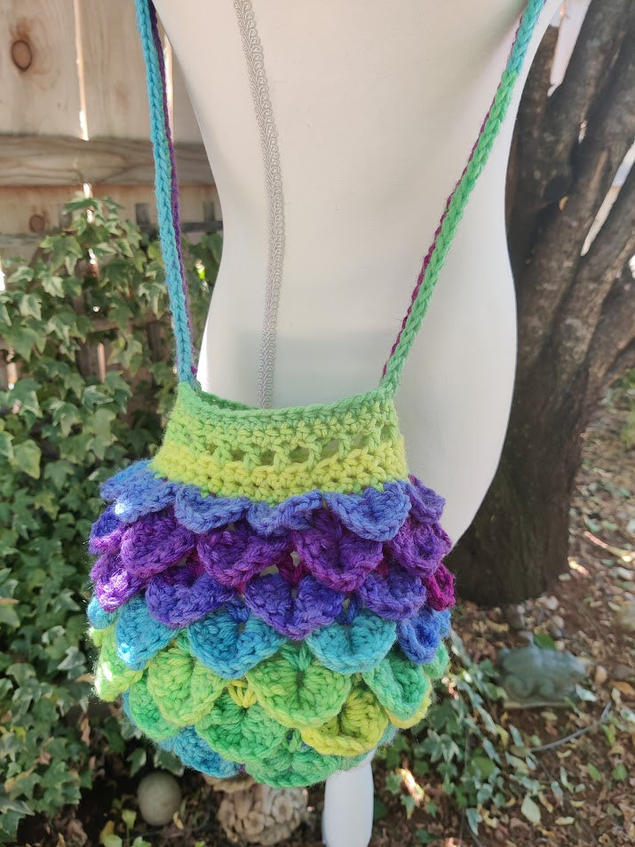 Dragon Scale Bag - Handmade Crochet - Whimsy Woods