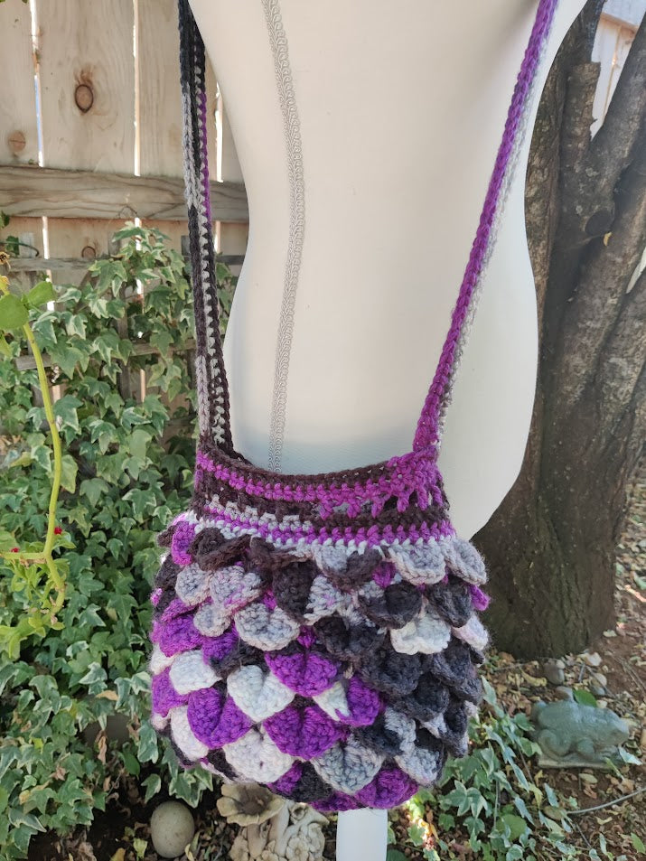 Dragon Scale Bag - Handmade Crochet - Ace