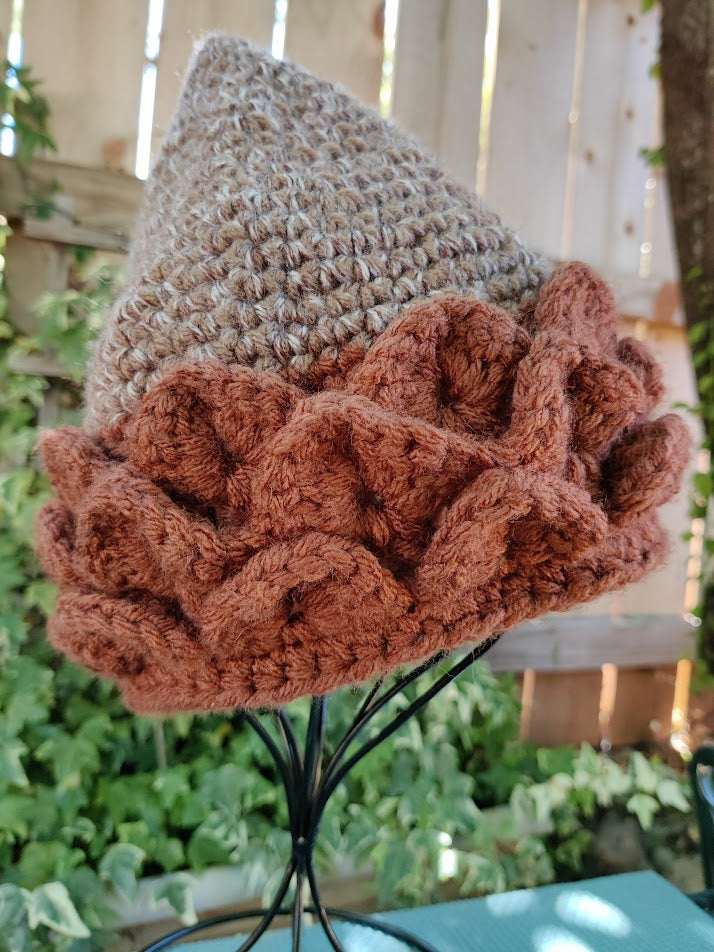 Plant Hat - Handmade Crochet - Woodland Acorn