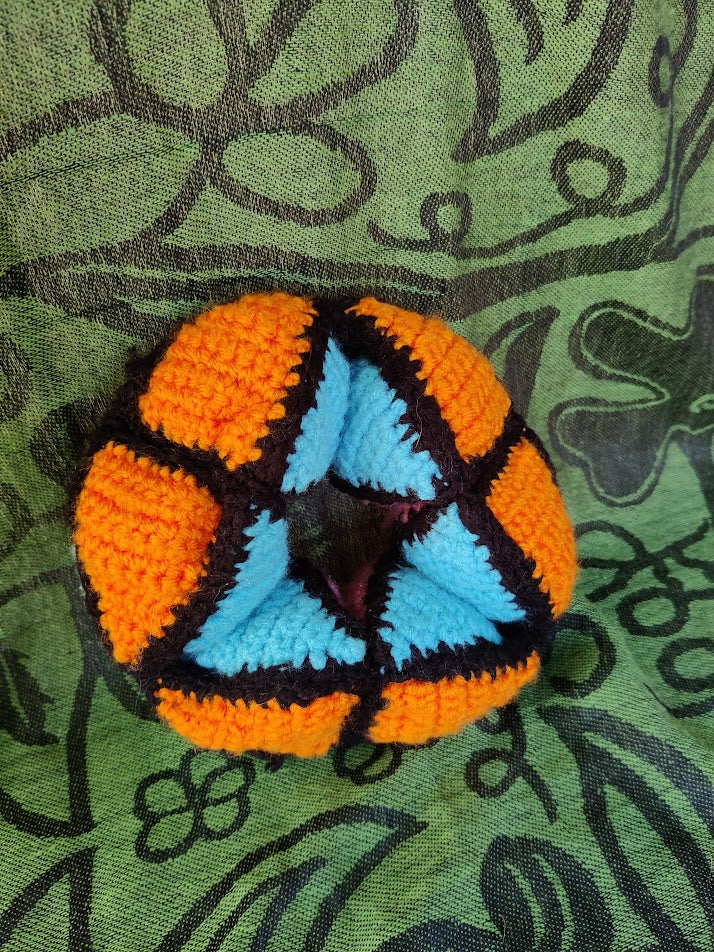 Soul Soother - Handmade Crochet - Infinity Triangle Fidget